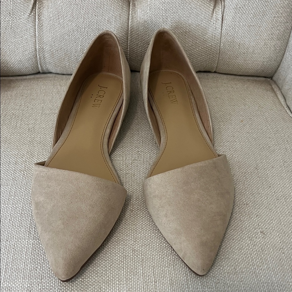 J. Crew Women's Taupe Pointed Loafers